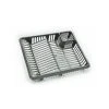 Viss LARGE PLASTIC DISH DRAINER - PLATE AND RACK HOLDER - KITCHEN - SILVER
