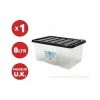 Viss 8 LITRE PLASTIC STORAGE BOX! SHOES! CDS! JEWELLERY! MAKE-UP! DIY BOLTS & NUTS!!