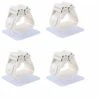 MONLY 4 Pack Self Adhesive No Drill Dog Mop Holders