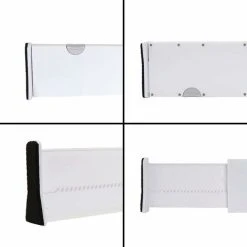 Devenirriche Set Of 4 Expandable Kitchen Drawer Dividers 37.8 - 54 CM Plastic Adjustable Kitchen Drawer Organiser, Kitchen Drawer Dividers For Cutlery, Dresser, Desk -Vonshef shop 66992297 4