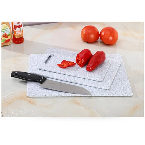 RHAFAYRE White Granite Look Plastic Cutting Board 24.5150.8cm 4 RHAFAYRE White Granite Look Plastic Cutting Board 24.5150.8cm - Image 4