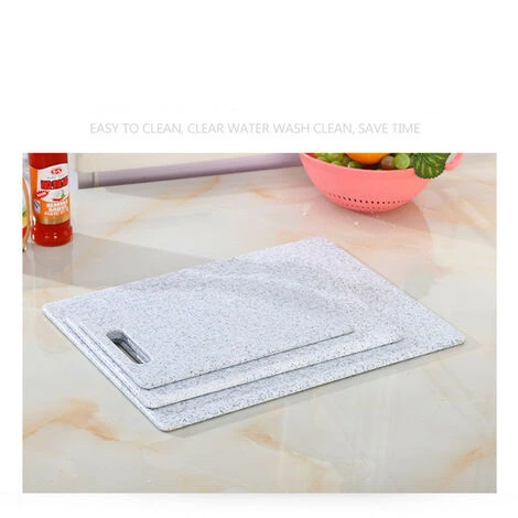 RHAFAYRE White Granite Look Plastic Cutting Board 24.5150.8cm 5 RHAFAYRE White Granite Look Plastic Cutting Board 24.5150.8cm - Image 5