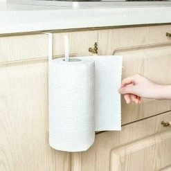 ECHOO Vertical Holder For Countertop Paper Towels 2 Pieces Paper Towel Holder Roll Holder Kitchen Paper Towels Without Drilling Paper Roll Holder For Stretch Film Paper Towels Aluminum Foil -Vonshef shop 67695246 5
