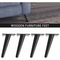 NAXUNNN Furniture Legs, 4 Pieces DIY Metal Table Legs, Cone Cabinet Legs, Sofa Legs, Non-Slip Silent Base For Coffee, TV Tables And Other Interchangeable Furniture (Height 15cm) 8 NAXUNNN Furniture Legs, 4 Pieces DIY Metal Table Legs, Cone Cabinet Legs, Sofa Legs, Non-Slip Silent Base For Coffee, TV Tables And Other Interchangeable Furniture (Height 15cm) -Vonshef shop 68336629 4