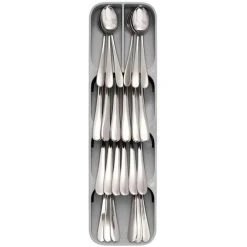 FUHUIDATRADING Compact Cutlery Organizer Kitchen Drawer Tray, Small, Gray 9 FUHUIDATRADING Compact Cutlery Organizer Kitchen Drawer Tray, Small, Gray -Vonshef shop 69524696 5