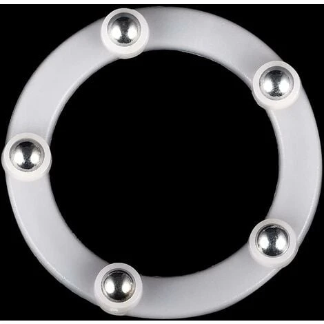 OSQI Set Of 4 2 Swivel Swivel Brackets Steel Ball Bearing Ring Shaped Kitchen Cabinet Corner Rotating Brackets, White 4 OSQI Set Of 4 2 Swivel Swivel Brackets Steel Ball Bearing Ring Shaped Kitchen Cabinet Corner Rotating Brackets, White - Image 4