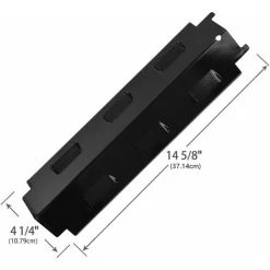 DENUOTOP BBQ Replacement Parts Griddle 37 X 10.8CM For Char-Broil, Fire Mountain, BBQ Replacement Part Gas Grill Porcelain Steel Heat Diffuser For Most Grill Models -Vonshef shop 70074603 2