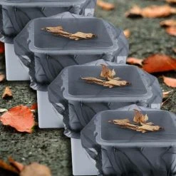 JOORRT 2 Pcs Rain Barrel Net, Ø 60 Cm Rain Barrel Cover With Drawstring, Adjustable Protective Net, Protection Against Leaves, Mosquitoes -Vonshef shop 70135444 5