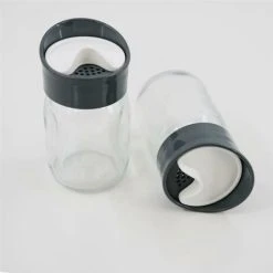 Geezy Salt And Pepper Shaker With Plastic Holder -Vonshef shop 71163909 5