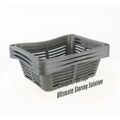 Geezy 3 Tier Wheel Mounted Trolley Basket On Wheels Kitchen Bathroom Children’s Room Office Movable Organiser Well Ventilated Basket Household Storage Rack 8 Geezy 3 Tier Wheel Mounted Trolley Basket On Wheels Kitchen Bathroom Children’s Room Office Movable Organiser Well Ventilated Basket Household Storage Rack -Vonshef shop 71163963 4