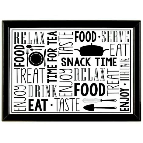 MTS Large Wooden Soft Padded Cushioned Bean Bag Lap Dinner Laptop Food TV Tray (Snack Time) 2 MTS Large Wooden Soft Padded Cushioned Bean Bag Lap Dinner Laptop Food TV Tray (Snack Time) - Image 2