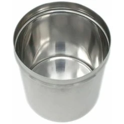 Geezy 1.5L Stainless Steel Table Top Waste Recycling Rubbish Bin Swing Lid Kitchen Bin -Vonshef shop 71164000 4