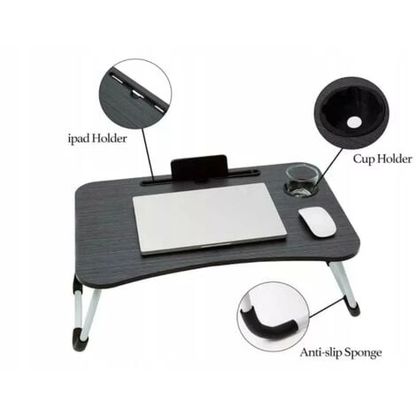 Geezy Foldable Laptop Table Tablet Mobile Sofa TV Dinner Bed Lap Tray Portable Breakfast Desk Stand 4 Geezy Foldable Laptop Table Tablet Mobile Sofa TV Dinner Bed Lap Tray Portable Breakfast Desk Stand - Image 4