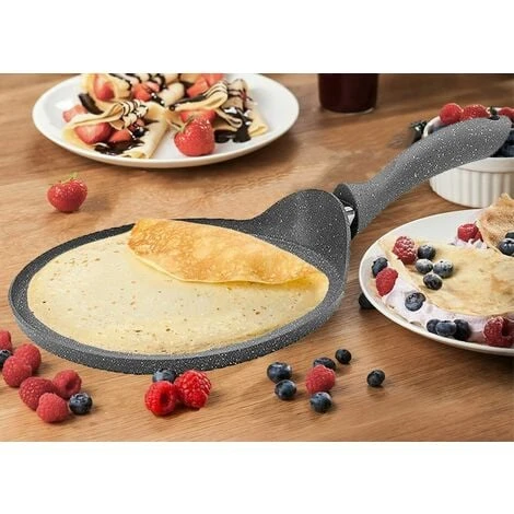 Geezy Pancake Maker Crepe Pan - Non-Stick Frying Pan For Healthy Cooking - PFOA FREE, Granite Stone, 10.5 Inch /26 Cm 4 Geezy Pancake Maker Crepe Pan - Non-Stick Frying Pan For Healthy Cooking - PFOA FREE, Granite Stone, 10.5 Inch /26 Cm - Image 4