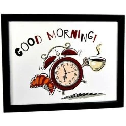 Alternative view of The Magic Toy Shop Large Wooden Soft Padded Cushioned Bean Bag Lap Dinner Laptop Food TV Tray (Good Morning)