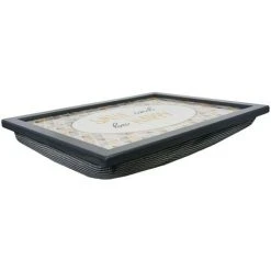 The Magic Toy Shop Large Wooden Soft Padded Cushioned Bean Bag Lap Dinner Laptop Food TV Tray (Smile And Be Happy) 6 The Magic Toy Shop Large Wooden Soft Padded Cushioned Bean Bag Lap Dinner Laptop Food TV Tray (Smile And Be Happy) -Vonshef shop 71178185 3