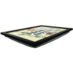 The Magic Toy Shop Large Wooden Soft Padded Cushioned Bean Bag Lap Dinner Laptop Food TV Tray (Bon Appetit) -Vonshef shop 71178228 3