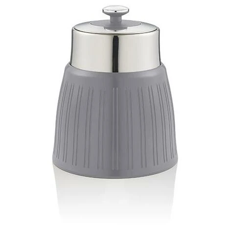 Swan Retro Set Of 3 Canisters Grey 2 Swan Retro Set Of 3 Canisters Grey - Image 2