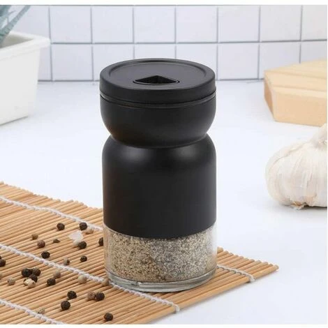 JOORRT Set Of 2 Glass Salt And Pepper Shakers With Adjustable Pouring Holes - Stainless Steel Salt And Pepper Shakers - Farmhouse Salt And Pepper Shaker Set For Sea Salts And Himalayan Spices, Kosher 4 JOORRT Set Of 2 Glass Salt And Pepper Shakers With Adjustable Pouring Holes - Stainless Steel Salt And Pepper Shakers - Farmhouse Salt And Pepper Shaker Set For Sea Salts And Himalayan Spices, Kosher - Image 4