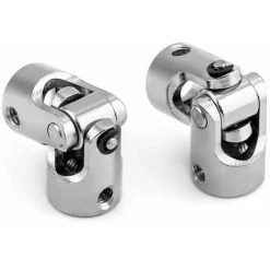 JOORRT 2 Pack 8mm To 8mm Coupling Joint, Universal Steering Shaft, Metal Shaft Coupling -Vonshef shop 71247205 3