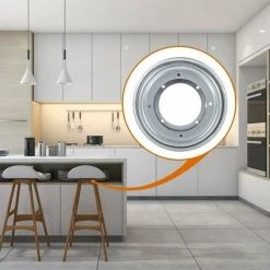 JOORRT Lazy Susan Swivel Lazy Susan, Lazy Susan Serving Tray,Galvanized Lazy Susan, Suitable For Hotel Dining Table,Specially Designed For Lazy People -Vonshef shop 71340145 4