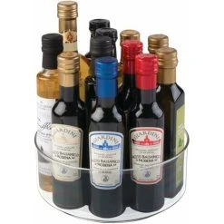 MODOU Kitchen Shelf - Practical Spice Rack For The Kitchen Cabinet - Swivel Plastic Spice Rack With Extra High Edge, Transparent 9 MODOU Kitchen Shelf - Practical Spice Rack For The Kitchen Cabinet - Swivel Plastic Spice Rack With Extra High Edge, Transparent -Vonshef shop 71420782 5