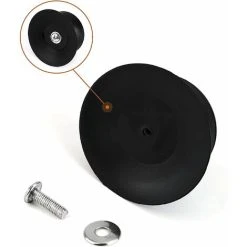 JOORRT 4 Pieces Lid Knob, Universal Kitchen Replacement Handle, Black -Vonshef shop 71883308 4