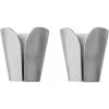 MEZHENG Kitchen Towel Holder Adhesive Hooks Wall Hooks Kitchen Towel Holder Stainless Steel Dish Towel Holder Bathroom Coat Rack Hooks 2 Pieces Modern Brushed,