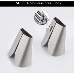 MEZHENG Kitchen Towel Holder Adhesive Hooks Wall Hooks Kitchen Towel Holder Stainless Steel Dish Towel Holder Bathroom Coat Rack Hooks 2 Pieces Modern Brushed, 7 MEZHENG Kitchen Towel Holder Adhesive Hooks Wall Hooks Kitchen Towel Holder Stainless Steel Dish Towel Holder Bathroom Coat Rack Hooks 2 Pieces Modern Brushed, -Vonshef shop 72508454 3