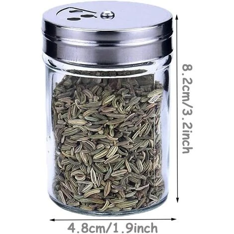 MEZHENG 4 Pack Spice Jars 2 MEZHENG 4 Pack Spice Jars - Image 2