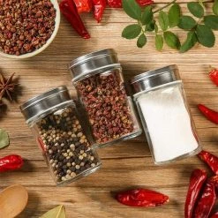 MEZHENG 4 Pack Spice Jars 8 MEZHENG 4 Pack Spice Jars -Vonshef shop 72509966 4