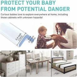 JOORRT Transparent Furniture Edge Protector, 6M Pre-Adhesive Silicone Baby Furniture Protector, Cupboard Edge And Corner Protector For Baby Safety 7 JOORRT Transparent Furniture Edge Protector, 6M Pre-Adhesive Silicone Baby Furniture Protector, Cupboard Edge And Corner Protector For Baby Safety -Vonshef shop 72598929 3