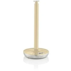 Swan Towel Pole And Mug Tree Set Cream -Vonshef shop 72609282 3