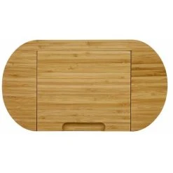 TEETOK Bamboo Wooden Chopping Board Food Cutting And Serving Cheese Boards With Knives -Vonshef shop 74439721 4
