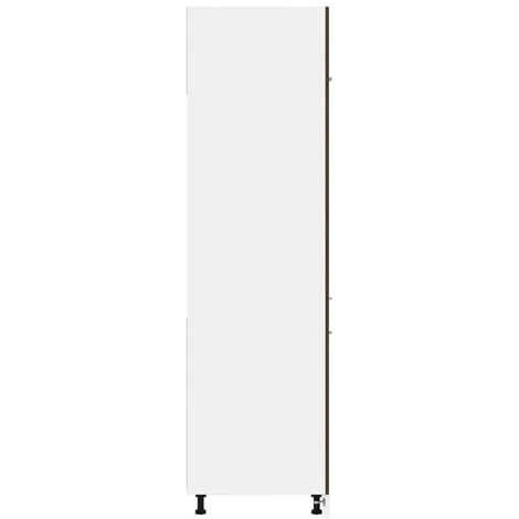 Refrigerator Cabinet Brown Oak 60x57x207 Cm Engineered Wood VidaXL 5 Refrigerator Cabinet Brown Oak 60x57x207 Cm Engineered Wood VidaXL - Image 5