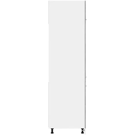 Refrigerator Cabinet Grey Sonoma 60x57x207 Cm Engineered Wood VidaXL 5 Refrigerator Cabinet Grey Sonoma 60x57x207 Cm Engineered Wood VidaXL - Image 5