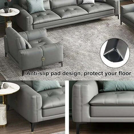 SOEKAVIA Metal Furniture Legs Set Of 4, Matte Black Sofa Legs 6 Inch, Modern Style Replacement Feet For Couch Dresser Chair Bed Table Cabinet Ottoman Cupboard DIY Replacement Parts 2 SOEKAVIA Metal Furniture Legs Set Of 4, Matte Black Sofa Legs 6 Inch, Modern Style Replacement Feet For Couch Dresser Chair Bed Table Cabinet Ottoman Cupboard DIY Replacement Parts - Image 2