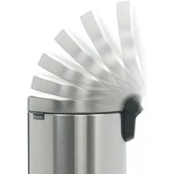 EINEMGELD 112645 Newicon Pedal Bin With Plastic Bucket, 5 L - Matt Steel 9 EINEMGELD 112645 Newicon Pedal Bin With Plastic Bucket, 5 L - Matt Steel -Vonshef shop 75325060 5