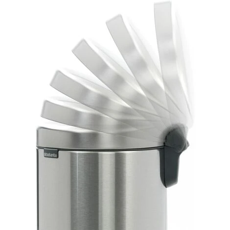 EINEMGELD 112645 Newicon Pedal Bin With Plastic Bucket, 5 L - Matt Steel 5 EINEMGELD 112645 Newicon Pedal Bin With Plastic Bucket, 5 L - Matt Steel - Image 5