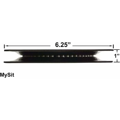 JOORRT 6.25 Heavy Duty Bar Stool Swivel Plate Replacement, Square Swivel Mechanism For Recliner Chair Or Furniture - Ball Bearing Swivel Boat Seat 3 JOORRT 6.25 Heavy Duty Bar Stool Swivel Plate Replacement, Square Swivel Mechanism For Recliner Chair Or Furniture - Ball Bearing Swivel Boat Seat - Image 3