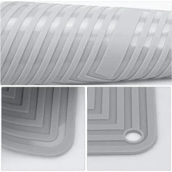 PESCE Silicone Trivet Mat For Hot Dishes/Heat Resistant Pot Holder, Non Slip Thick Flexible Hot Pads For Kitchen Table White -Vonshef shop 78325748 3