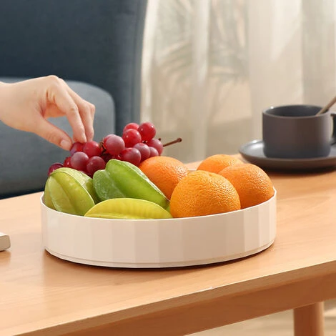 HEGUYEY With A Diameter Of 26 Cm For The Kitchen Shelf - Practical Spice Rack For The Kitchen Cupboard - Rotatable Spice Rack Made Of Plastic 2 HEGUYEY With A Diameter Of 26 Cm For The Kitchen Shelf - Practical Spice Rack For The Kitchen Cupboard - Rotatable Spice Rack Made Of Plastic - Image 2