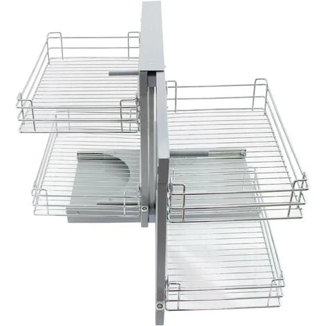 KuKoo RH Magic Corner Kitchen Pull Out Baskets, Slide Out 3 KuKoo RH Magic Corner Kitchen Pull Out Baskets, Slide Out - Image 3
