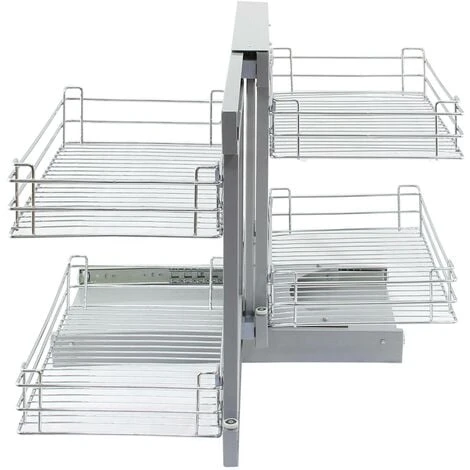 KuKoo RH Magic Corner Kitchen Pull Out Baskets, Slide Out 5 KuKoo RH Magic Corner Kitchen Pull Out Baskets, Slide Out - Image 5