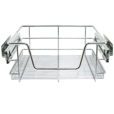KuKoo 2 X Kitchen Pull Out Soft Close Baskets, 400mm Wide 5 KuKoo 2 X Kitchen Pull Out Soft Close Baskets, 400mm Wide - Image 5