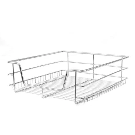KuKoo 2 X Kitchen Pull Out Soft Close Baskets, 600mm Wide 1 KuKoo 2 X Kitchen Pull Out Soft Close Baskets, 600mm Wide