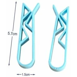 ECHOO Clip Trash Can Clip Holders Plastic Clip Clip Holders For Kitchen Trash Bin Bin Clip Random Color- 20pcs -Vonshef shop 79953169 4