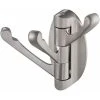 MOREJIEKA Wall Hook Towel Bathroom Door Coat Hook Metal Arm 3 Towel Hooks Towel To Support Storage Fixing Brushed Nickel