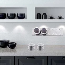 READCLY-Magnetic Spice Jars With Wall Mount Stainless Steel Spice Boxes Spice Seasoning Containers With Spice Label Clever -Vonshef shop 80961697 3