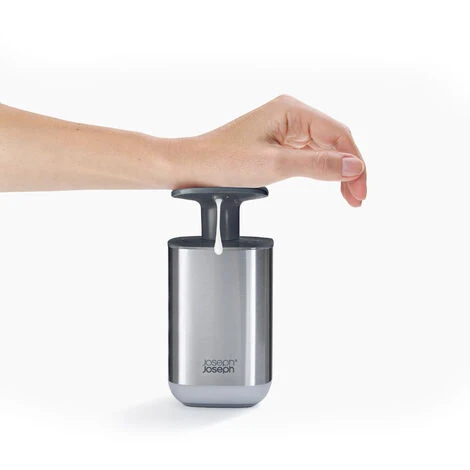 Joseph Joseph Extend Expandable Drainer With Draining Spout + Stainless Steel Liquid Soap Dispenser (85189) 4 Joseph Joseph Extend Expandable Drainer With Draining Spout + Stainless Steel Liquid Soap Dispenser (85189) - Image 4